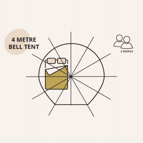 Glamping Tents 4 Metre Bell - Image 2